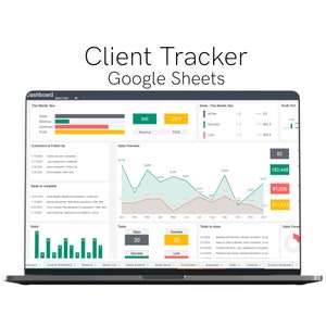 Client Tracker in Google Sheets, Order tracker, Small Business CRM Dashboard, Expense tracker, Lead Tracker, Business Planner, To do List