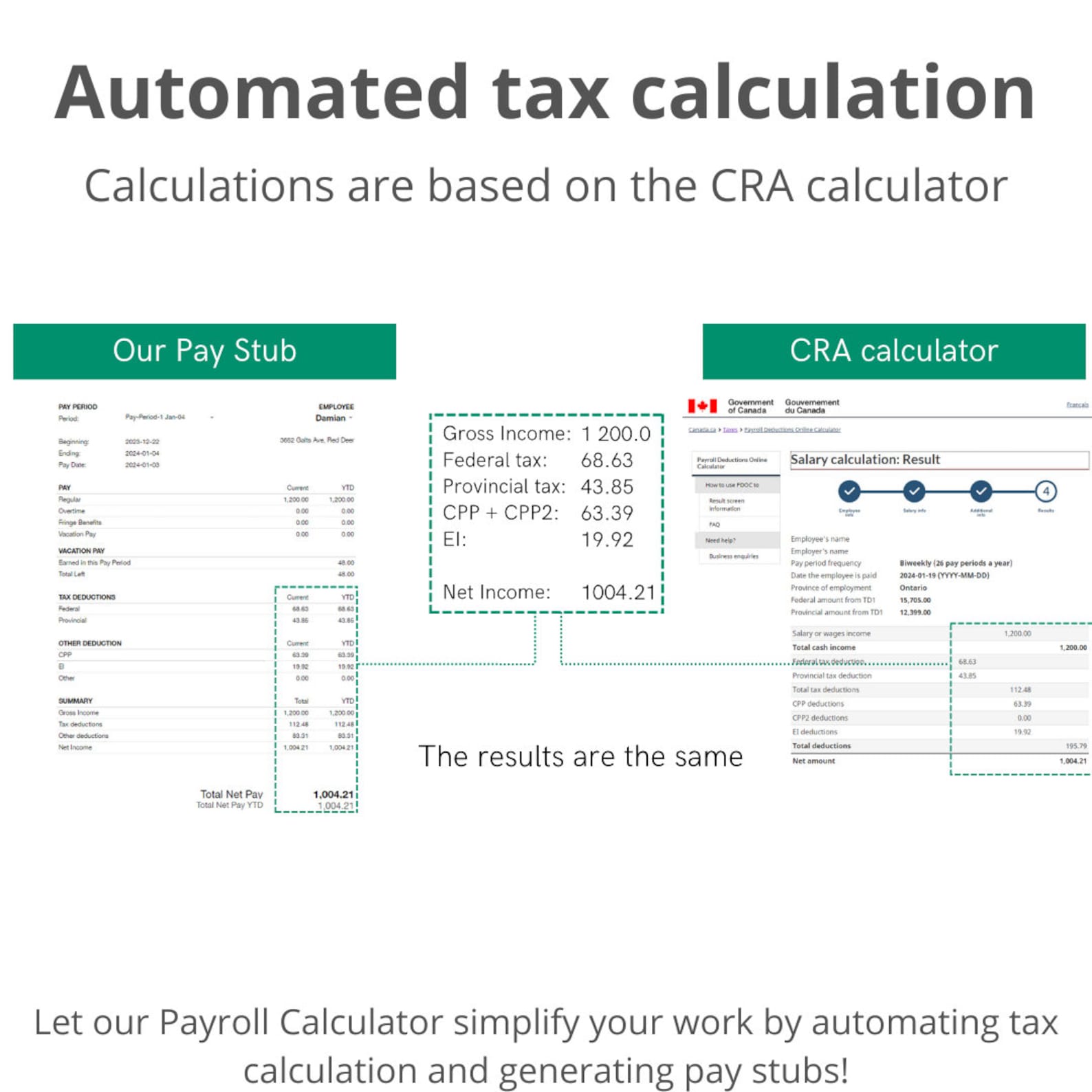 Cra Risk Chart Canada Payroll Spreadsheet (1 July Update) CRA/RQ Compliant (excel ...