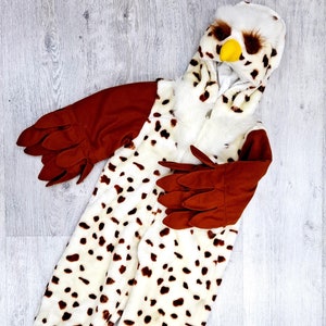 2T Kids owl  costume halloween costume bird costume  Cosplay owl Jumpsuit Romper animal onesie