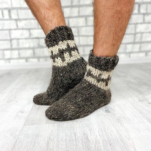 knitted socks Warm socks Wool socks Hand Knit socks Winter fashion mens socks Wool knit socks Women socks Natural Socks Unisex Winter Socks