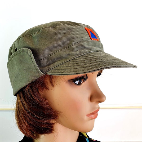 chapeau en toile casquette en toile Casquette militaire Chapeaux militaires Casquette militaire Accessoires militaires olive Casquette verte Casquette kaki cadet casquette en coton casquette de voyage