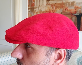 Red Driving Cap - Etsy