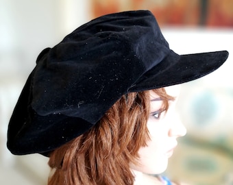 FENGFA 8 Panel Women Peaked Hats Wool Knit Beret Newsboy Cap Baker Boy Visor Winter Hat 