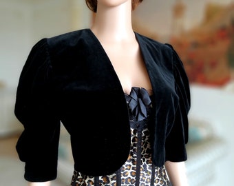 black velvet bolero jackets evening dresses