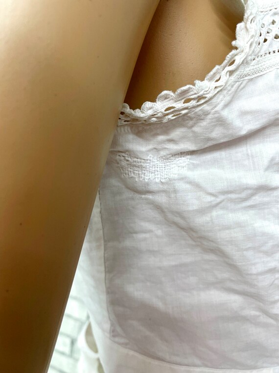 white Camisole Top XS Clothing Edwardian Clothing… - image 2
