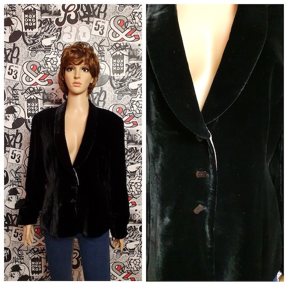 Black Velvet Jacket Womens Velvet Blazer Womens Blazer Women s