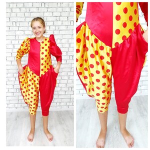 Kinder Clown Kostüm Party Clown Kleidung Halloween Kleidung Jungen Halloween Kostüm Kinder Kostüm Clown Cosplay Regenbogen Clown Overall