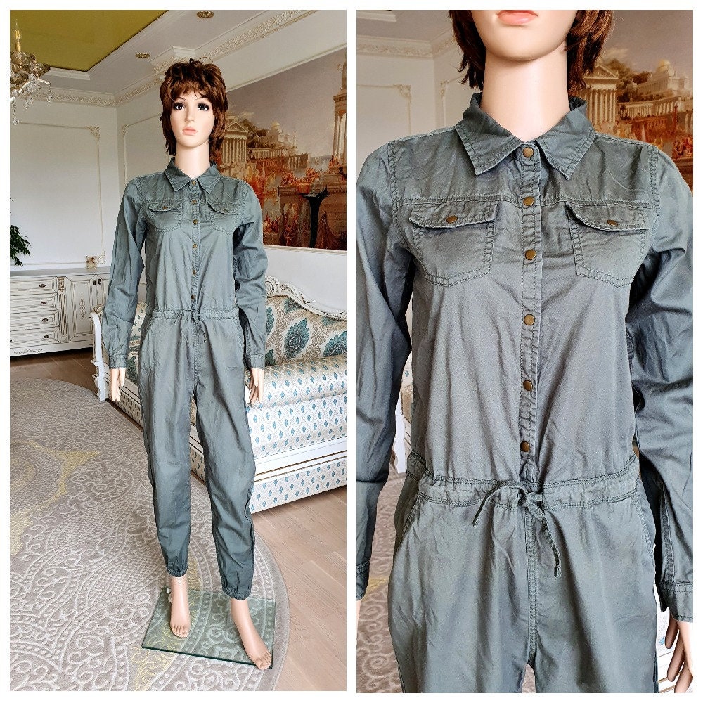 Combinaisons militaires m femmes combinaison femmes salopette vetements militaires une piece kaki combinaisons armee uniforme militaire uniforme utilitaire Etsy France