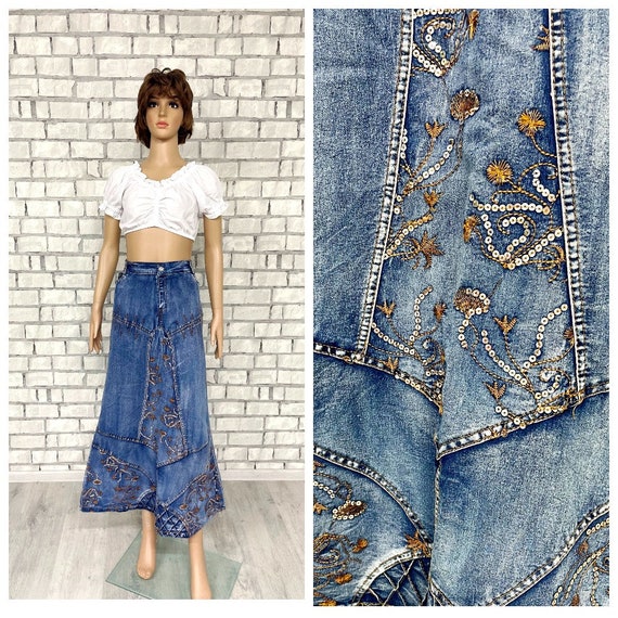 Embroidered skirt xl online