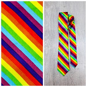 Rainbow tie  groom tie  gays gift mens accessories Statement Tie gays tie skinny tie dapper tie mens tie Rainbow Necktie Watercolor tie