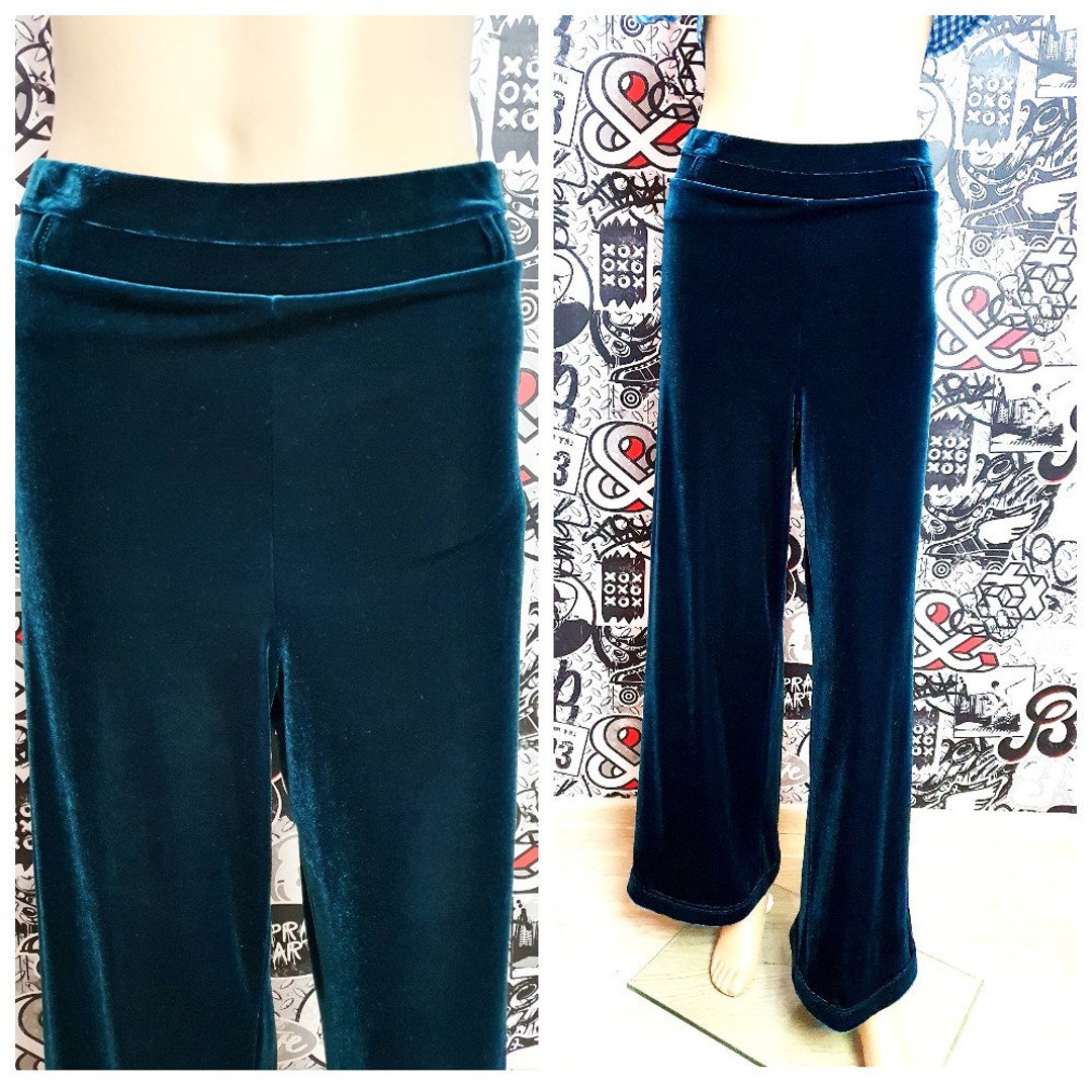 Womens Velvet Pants Suit Pants Boho Pants Chino Pants 80s Etsy