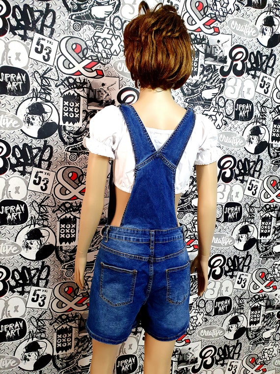 Denim Overall women overall short Denim jumpsuit … - image 9