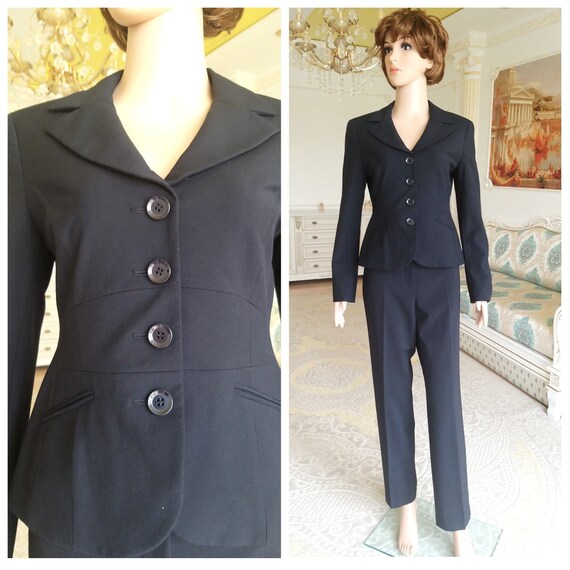 Womens suit vintage Womens pants suit pants set mo