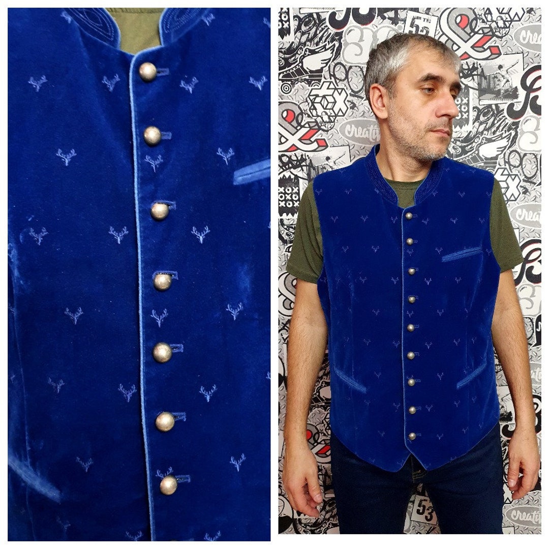 Mens Suit Vest Groomsman Gift Mens Velvet Vest Vintage Groom Etsy