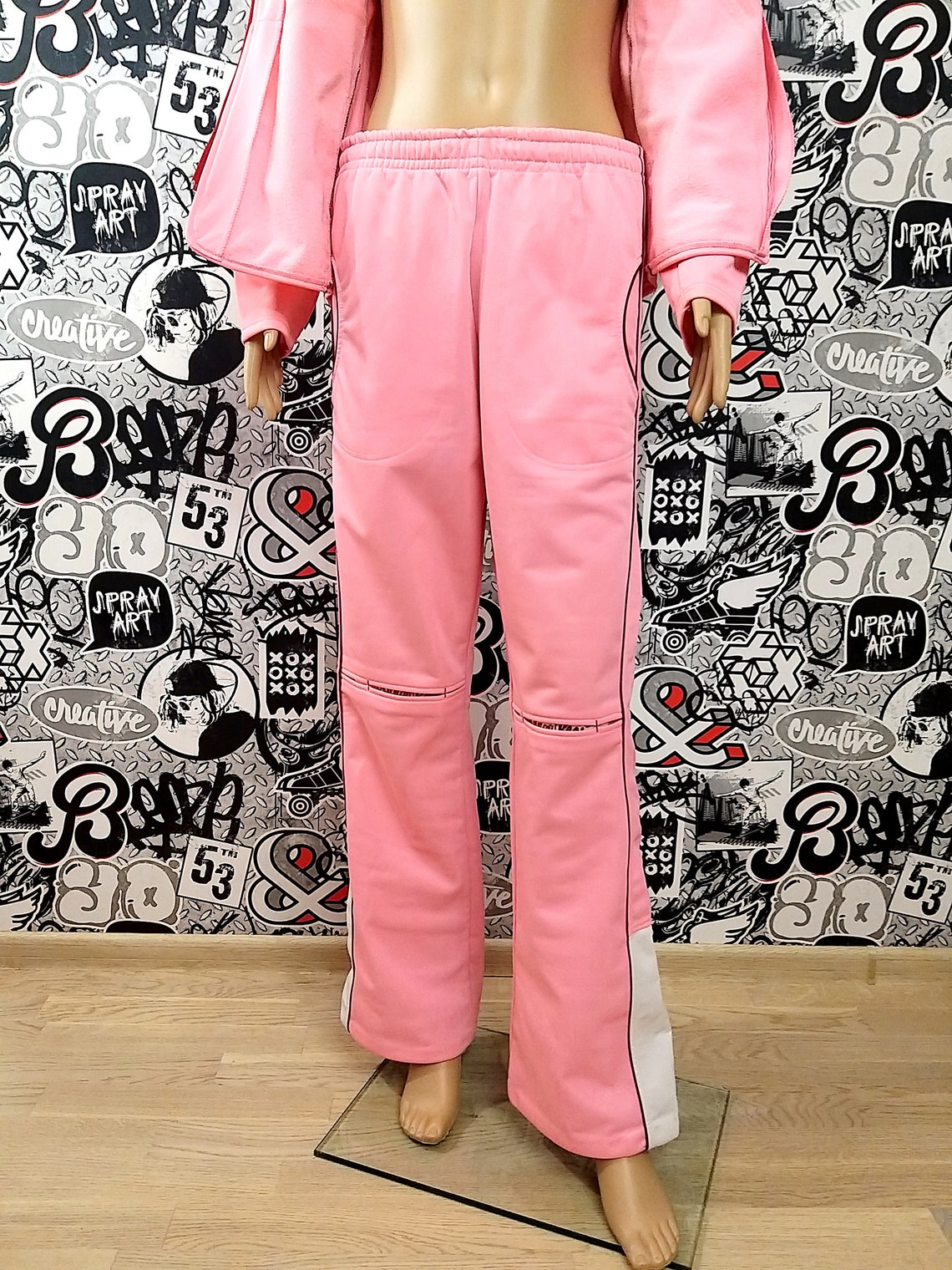 Pink track suit Pink womens sport suit vintage track suit Etsy