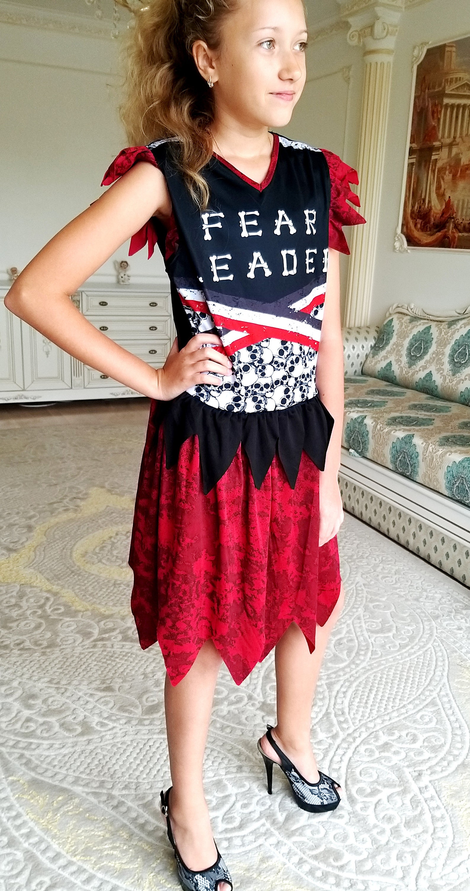 Day of the Dead Dress Zombie Costume Zombie Dress Halloween Etsy