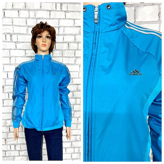 Blue adidas sweatshirt womens hotsell