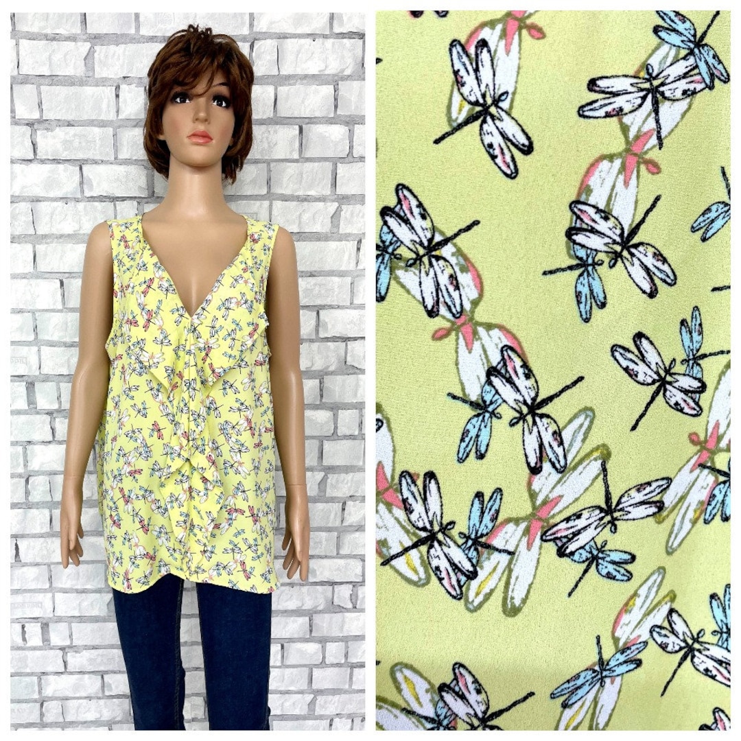 dragonfly-print-top-2xl-swing-insect-blouse-dragonfly-blouse-sleeveless