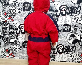 house on the hill baby／Sweat Suit (Ski) 2T 80s Ski Suit Multicolor Ski Suit Kids Ski Suit Mountain