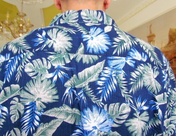 aloha shirt mens Shirt blue shirt boho shirt mons… - image 7