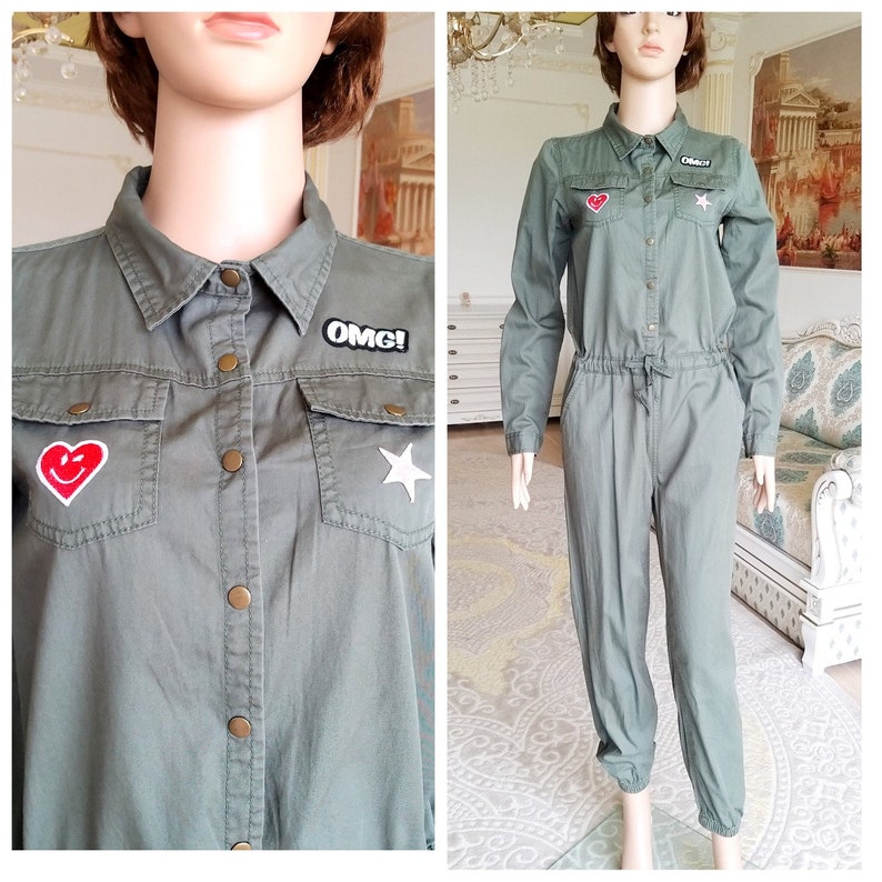 Military Coveralls M Womens Jumpsuit Womens Overalls Military Etsy