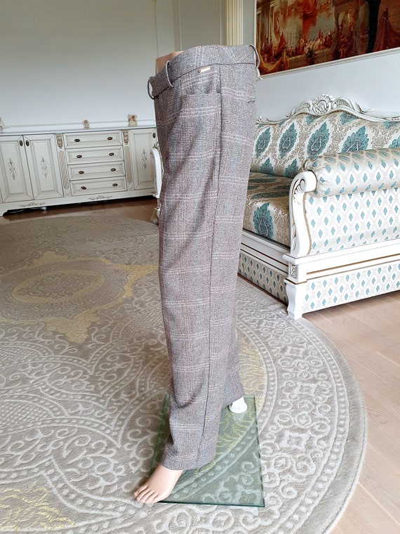 Plaid store tweed pants