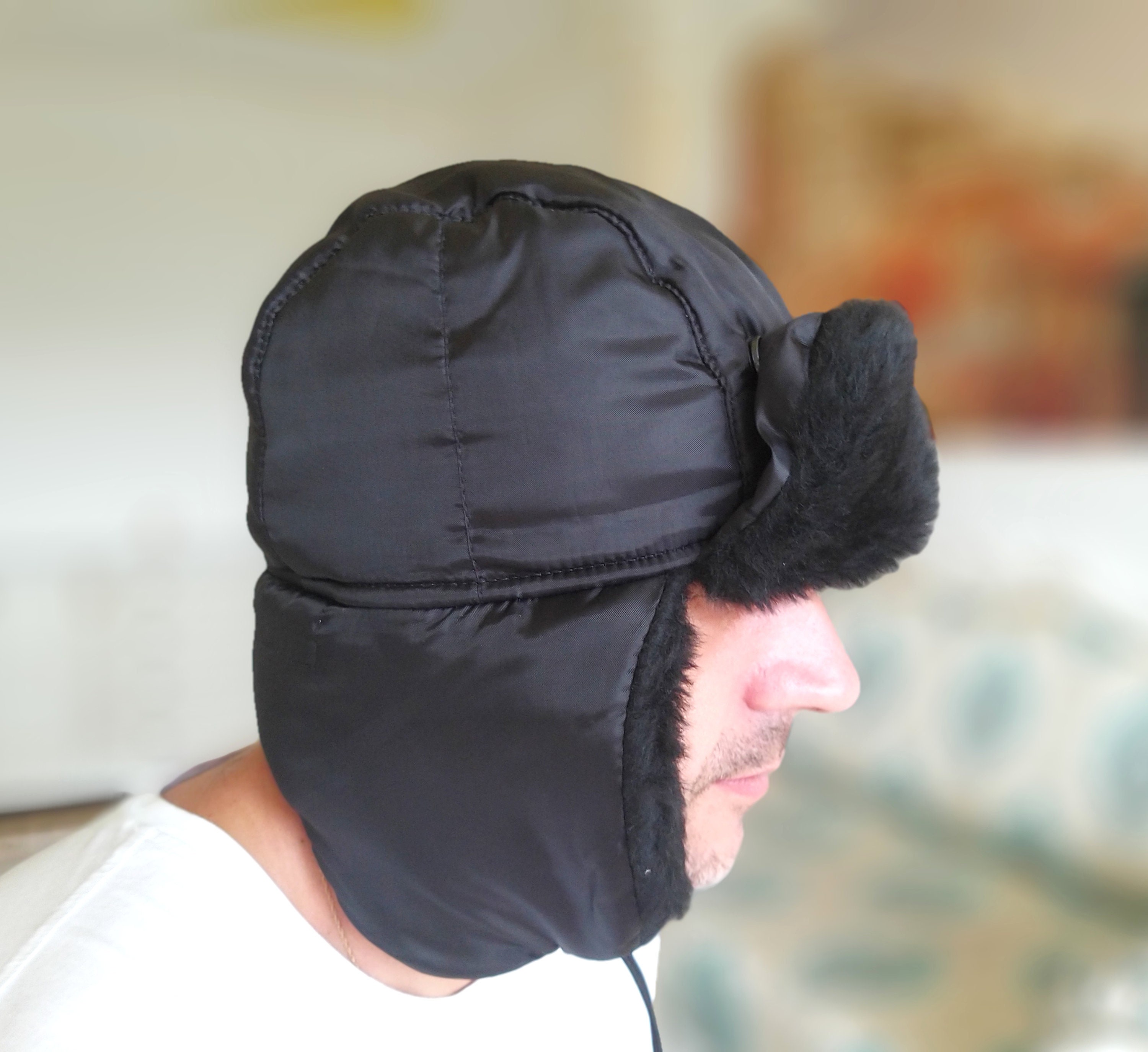 Vegan Gift Russian Hat Faux Fur Hat 