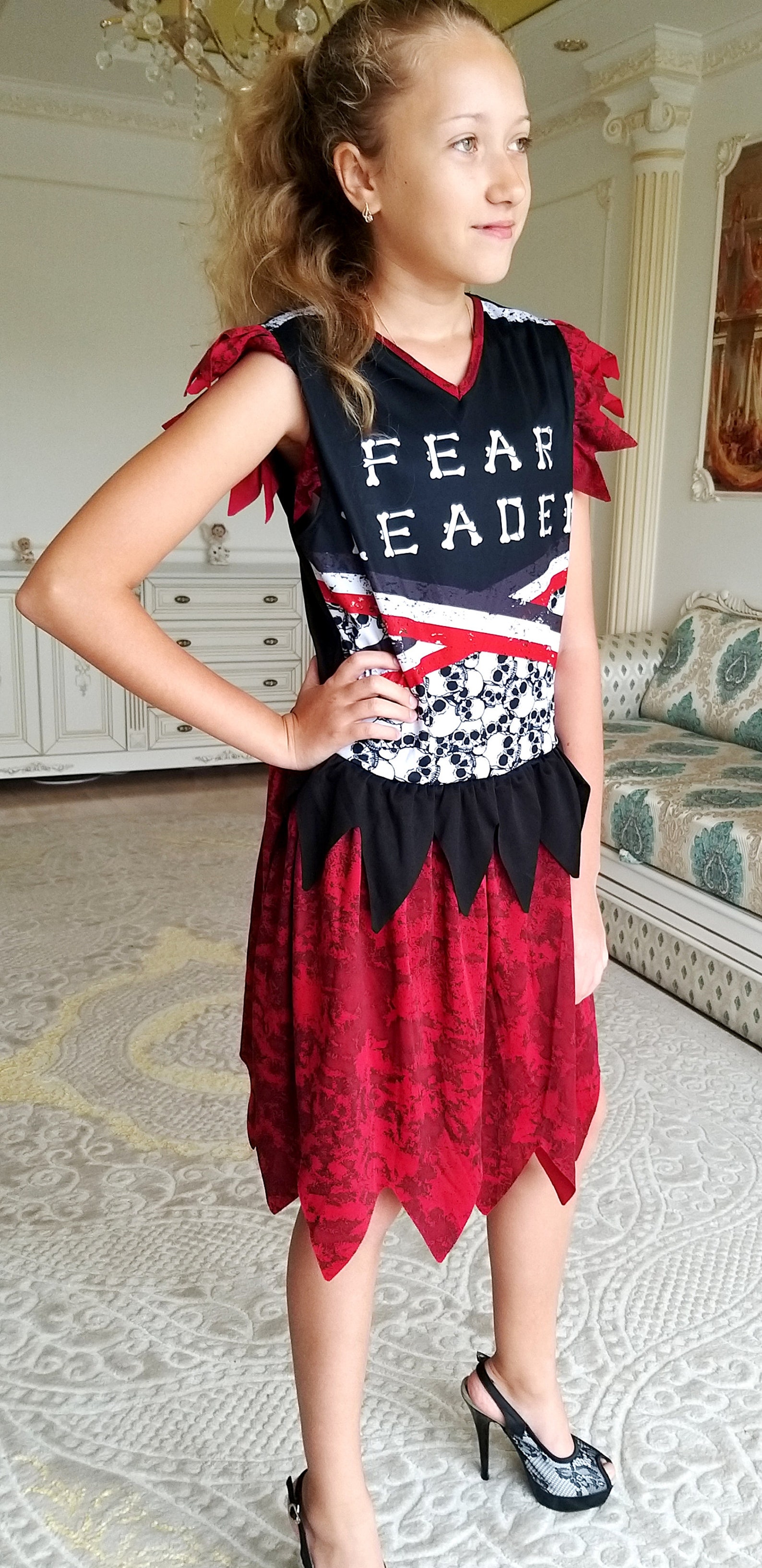 Day of the Dead Dress Zombie Costume Zombie Dress Halloween Etsy