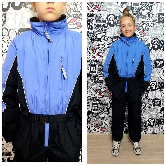 Kids Ski suit 90 ski suit black ski suit mountain