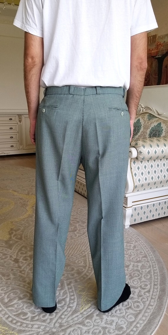 Golf Pants Retro Pants Mens Pants Checkered Pants… - image 6