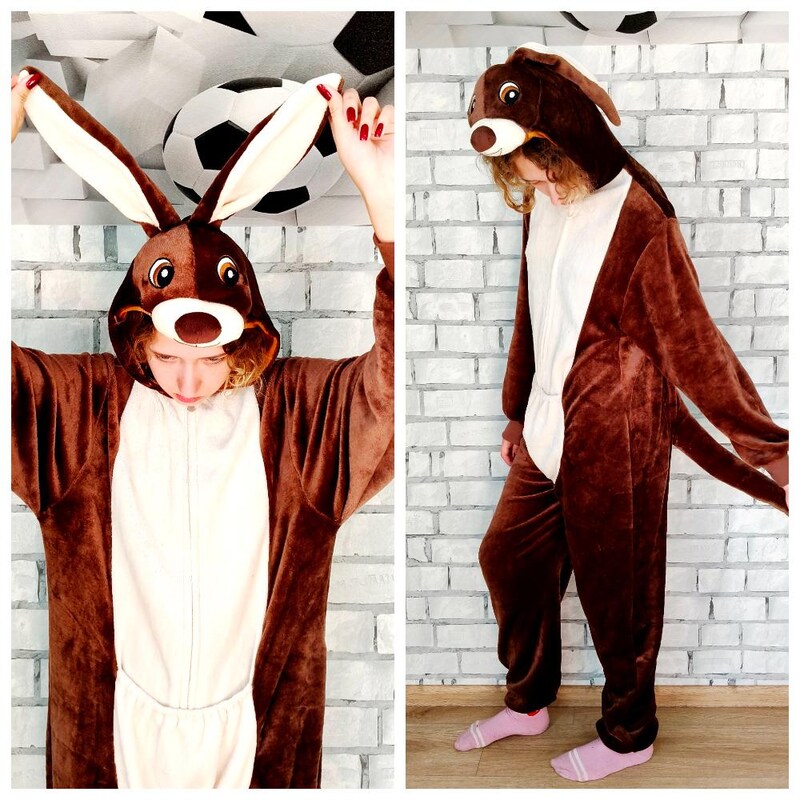 Biege Kangaroo Fursuit  Complete Suit Costume Party Fancy Dress Birthday