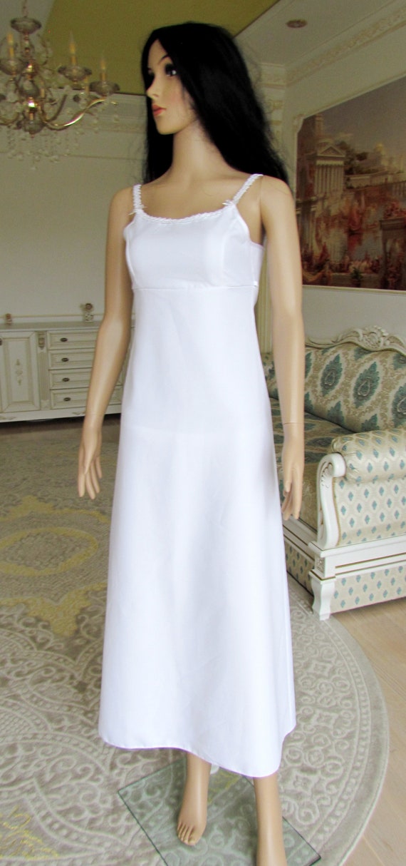 minimalist wedding dress XXS white sundress white… - image 3