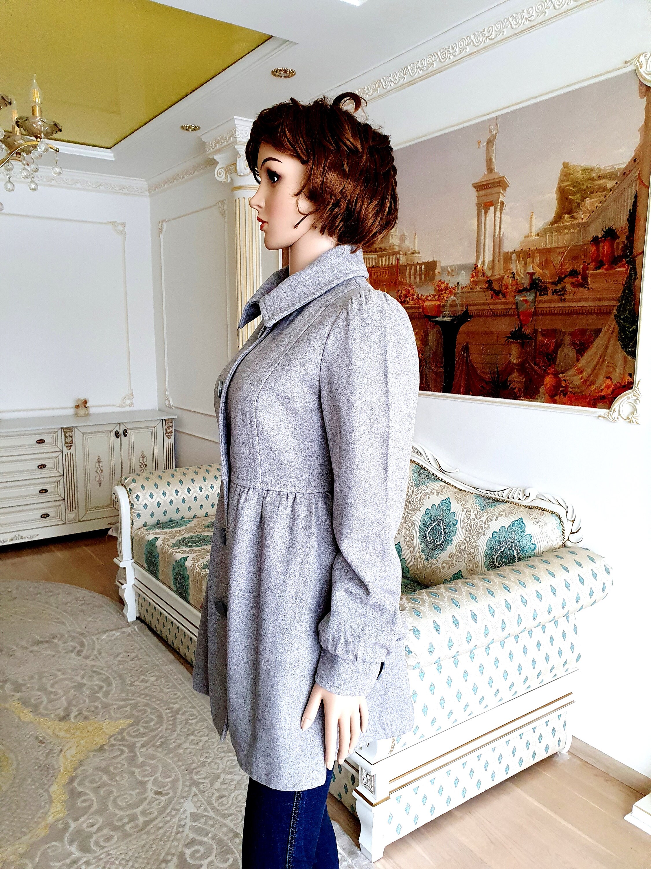 H&M Wool Coats for Women Coat Vintage Wool Coat S Winter Coat Etsy