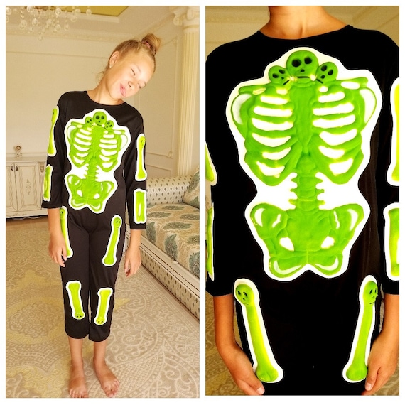 10 Kids Skeleton Costume Kids Halloween Clothing Halloween Costume Skeleton Bodysuit Cosplay Girls Costume Children Costume Kids Costume Etsy Canada