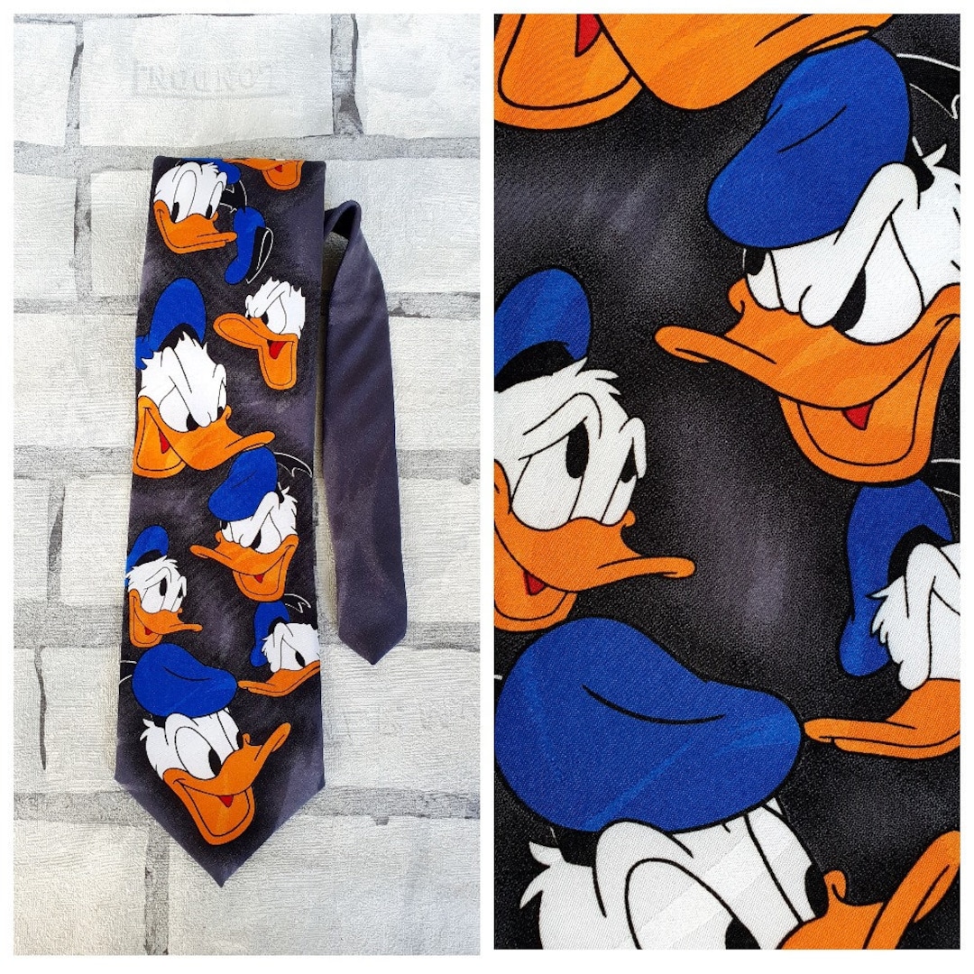 Donald Duck Tie Collectible Tie Novelty Tie Holiday Tie - Etsy