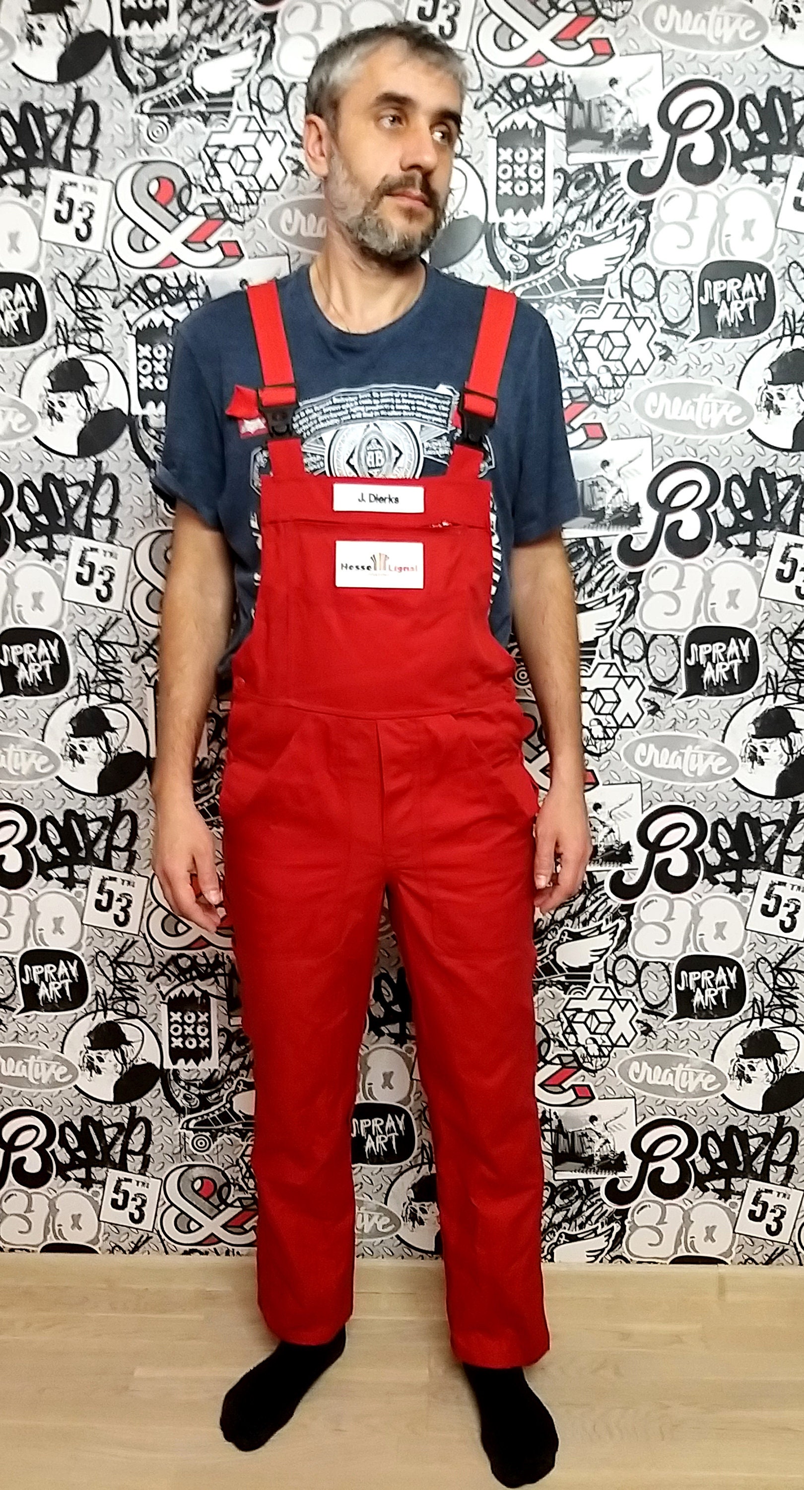 Mens Coveralls mens Overalls utility Red workwear Red Etsy