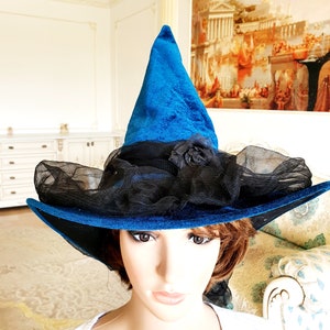 GREEN ADULT Witch Accessories Costume Accessories Witch Hat costume hat Cosplay wizard hat halloween costume witch costume
