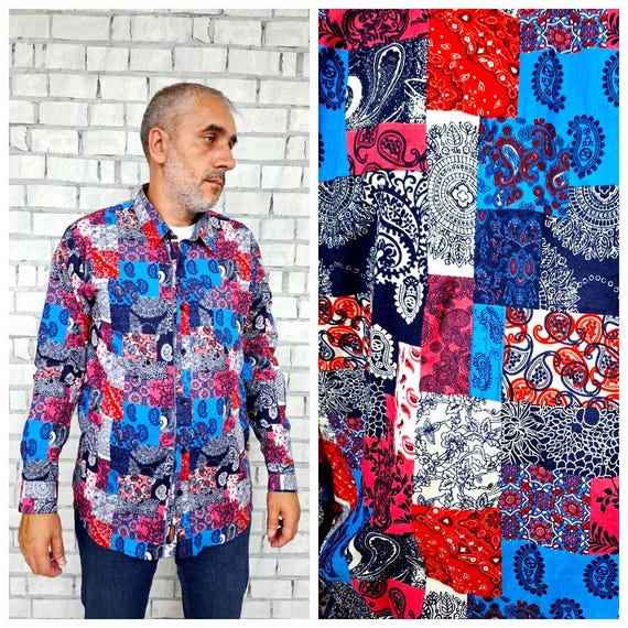 Chemise homme multicolore sale