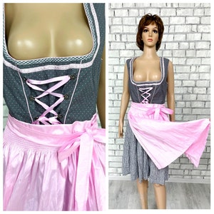 polka dot dress L polka dot Dirndl Dress 42 Oktoberfest Clothing bavarian dress German Dress Festival Dress Folk Dress oktoberfest trachten