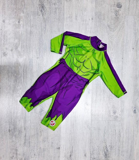 3T Hulk Superheroes Baby Boy Kids Swimsuit Kids Swimwear Vintage