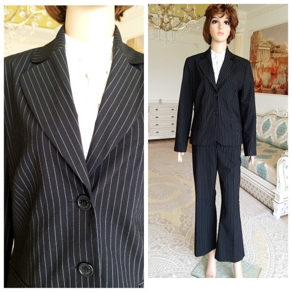 Womens suit vintage Womens pants suit pants set mo