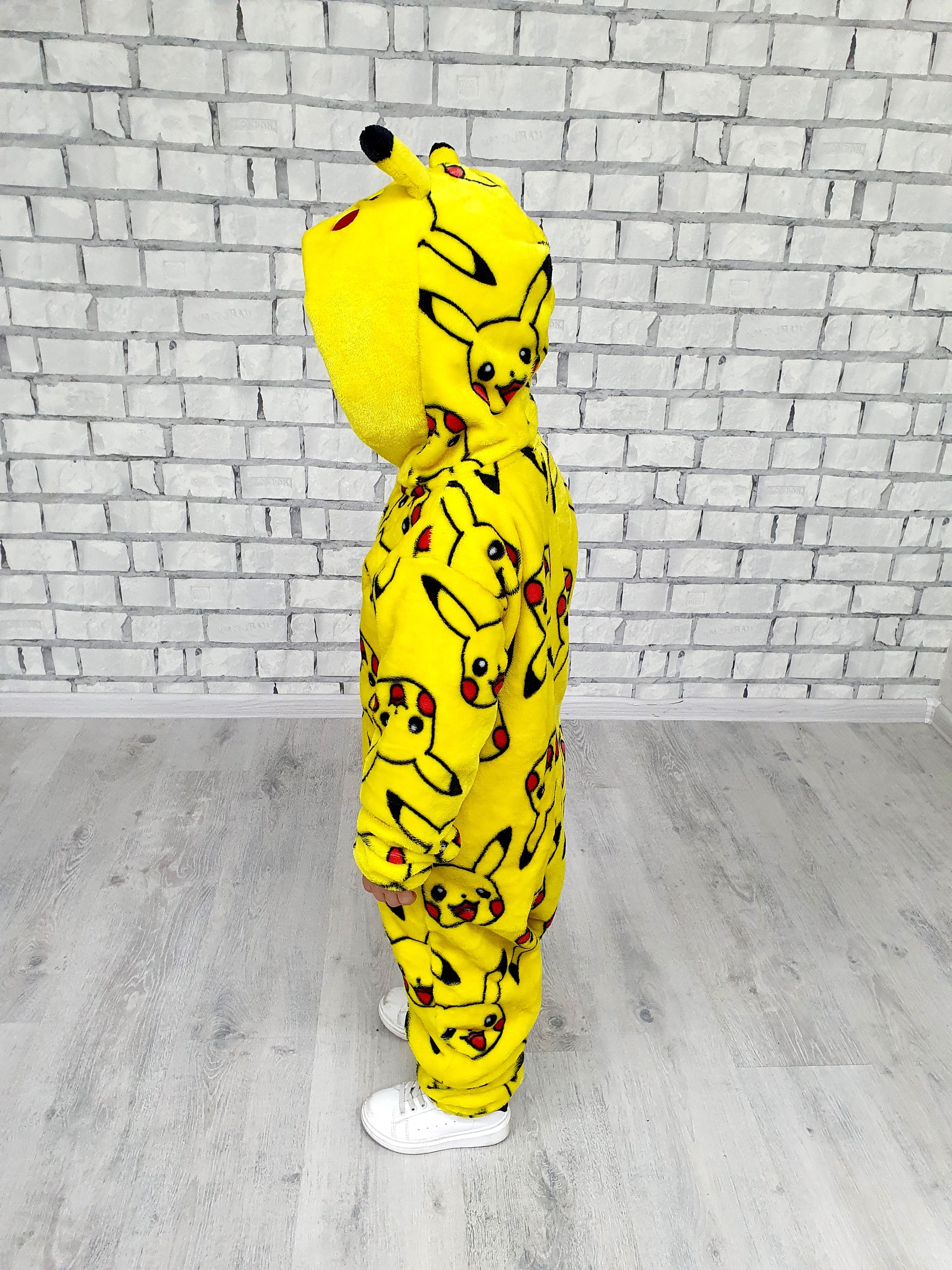 6-8 anni bambini bambini Pokemon Pikachu costume tutina carnevale costume  di halloween Kigurumi Body cosplay pigiama Sleepwear -  Italia