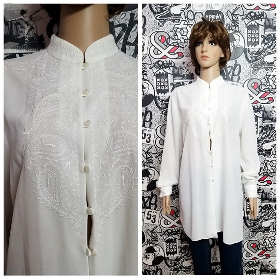 Victorian Clothing Victorian Blouse XXL Vintage Vi