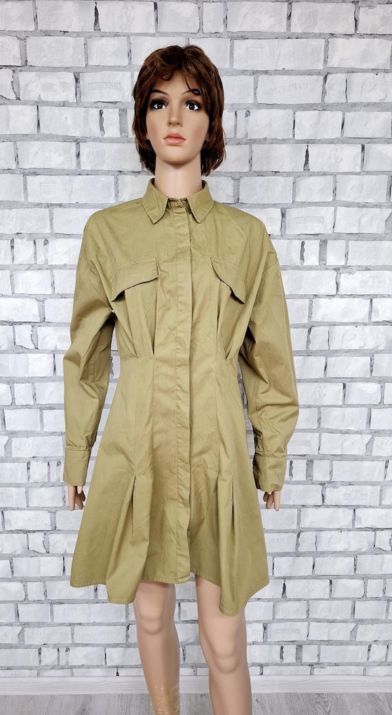 Robe kaki S Robe militaire Vêtements militaires Robe pour femme