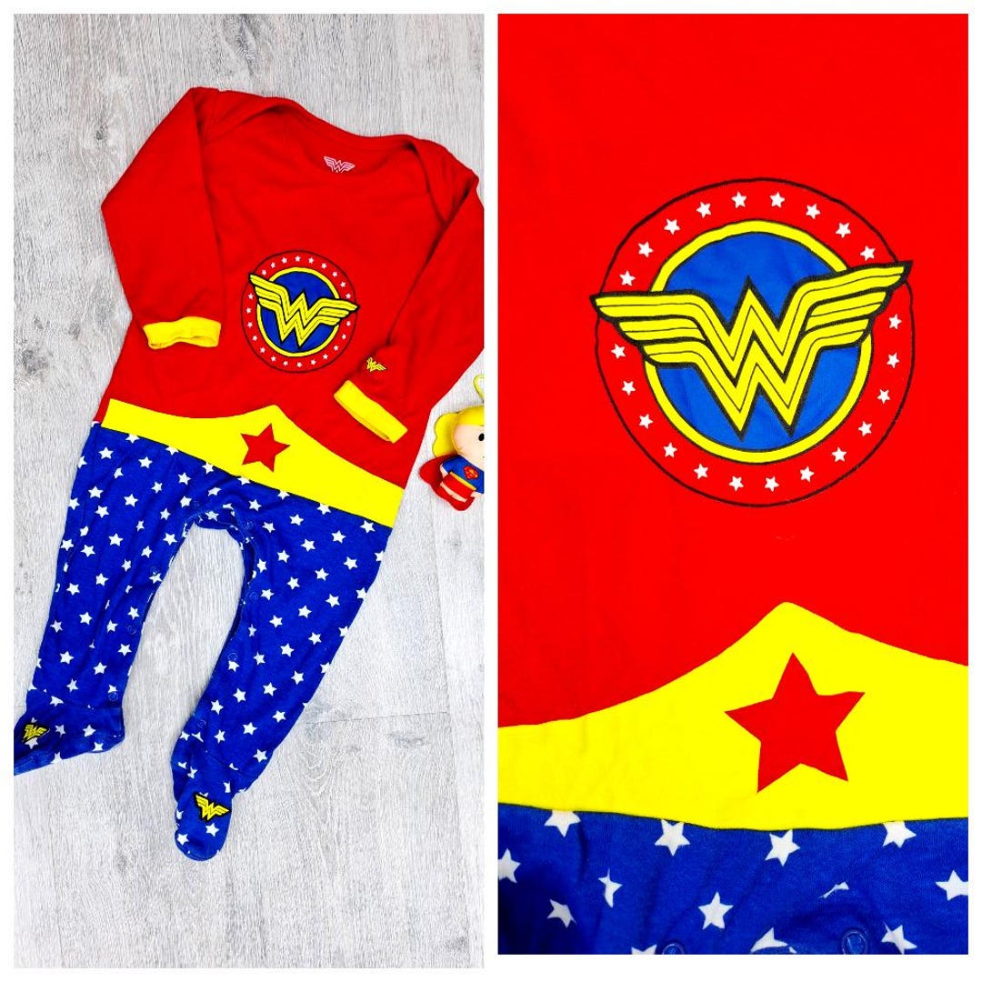 Toddler Onesie Pyjamas Kids Onesie Wonder Woman Pajamas 4t 12-18