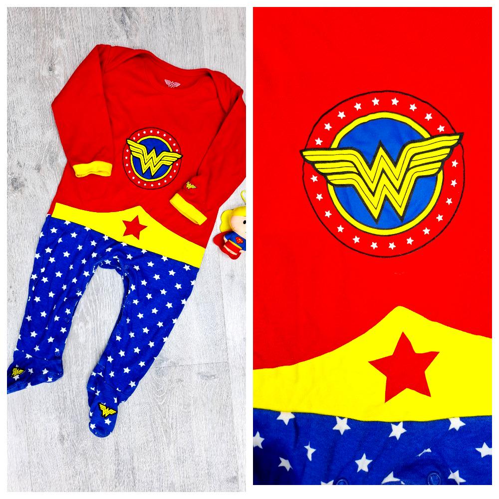 12 18 Months Kids Pajamas Kids Super Hero Wonder Woman Jumpsuit Kids Onesie Wonder Woman Costume Kids Romber Toddler Sleepwear Bodysuit Etsy