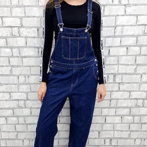 Sister gift Denim Overall XL vintage womens overall pants Denim jumpsuit Denim Pants jean overalls  Bib Overall  grunge overalls
