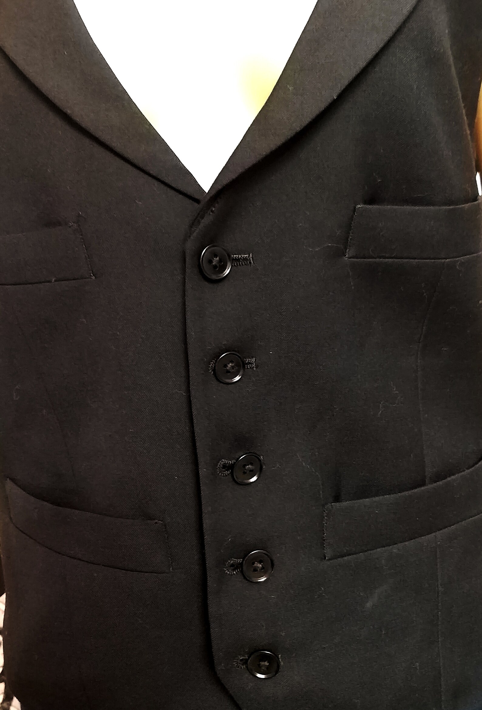 Steampunk Vest M Black Vest Vintage Womens Vest Black Top Goth Etsy