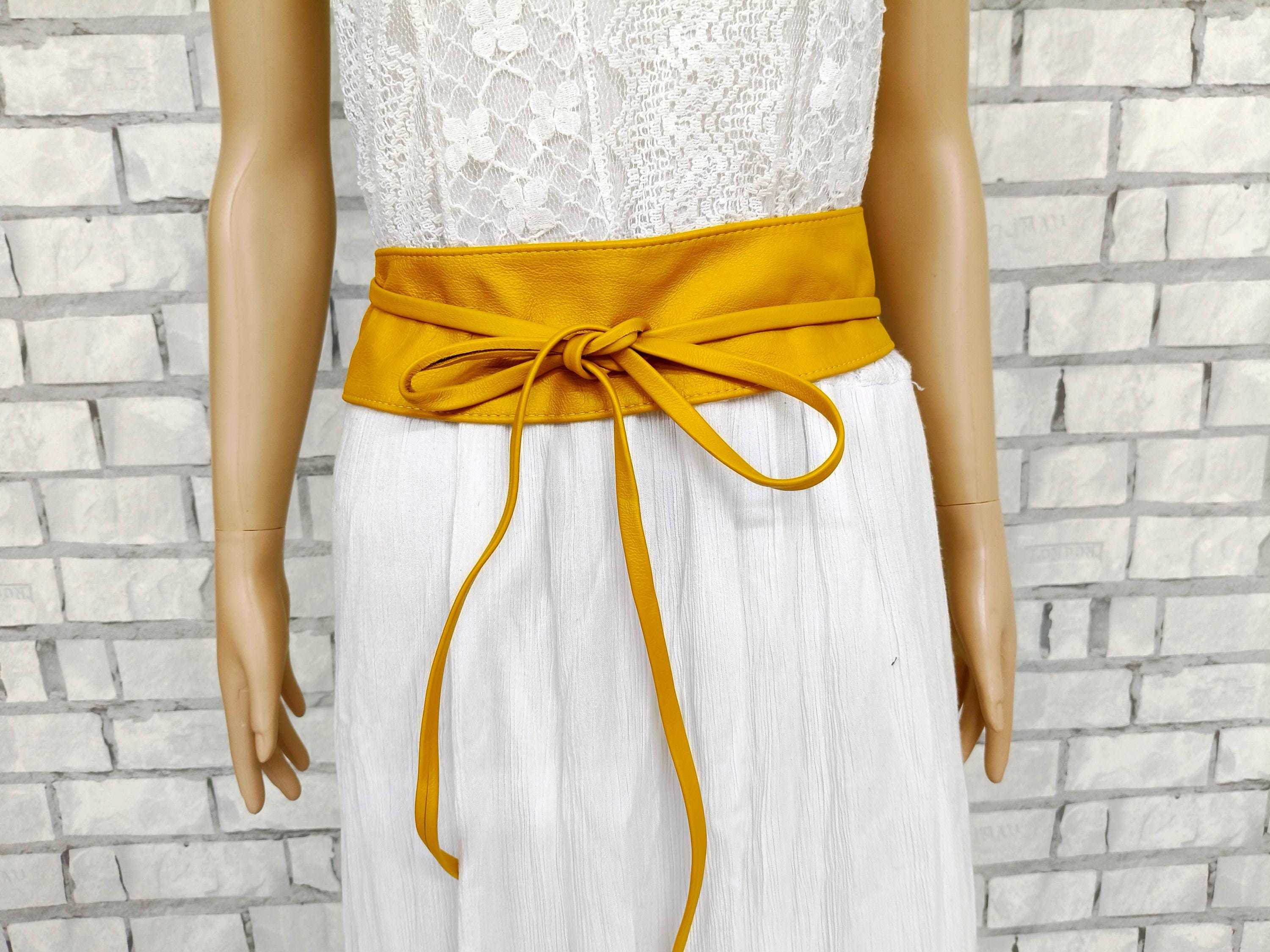 Mustard Vintage Belt - Etsy display picture 2