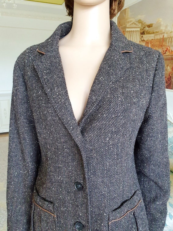 Womens blazer L Houndstooth Jacket Womens Jacket herr… Gem
